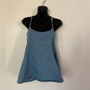 Women’s denim tank top size large by lovely day